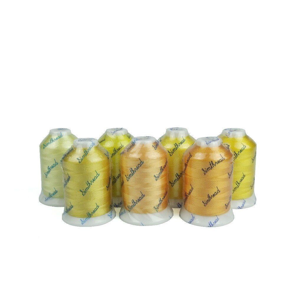 Simthread Rayon Embroidery Thread 12 Colors Set 800 Meters Per Spool Final Clear Out Just 20 Sets