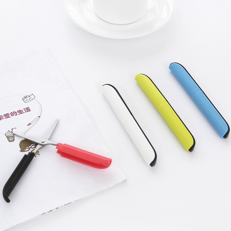 Fold Mini Sewing Embroidery Scissors Fine Point Precision Craft Stainless Steel Scissors for Cut Cloth Tijeras Corta Hilos E