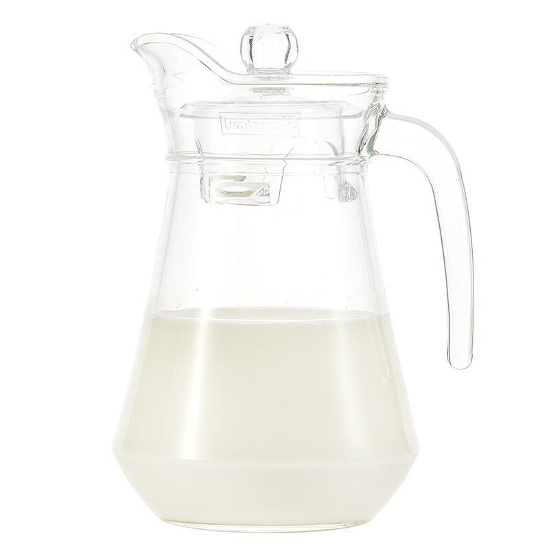 Varmebestandig kaldt vannflaske til å sende 6 kopper glasskanne hjem stor kapasitet tekanne juice glipper pott vann kopp glass kopper