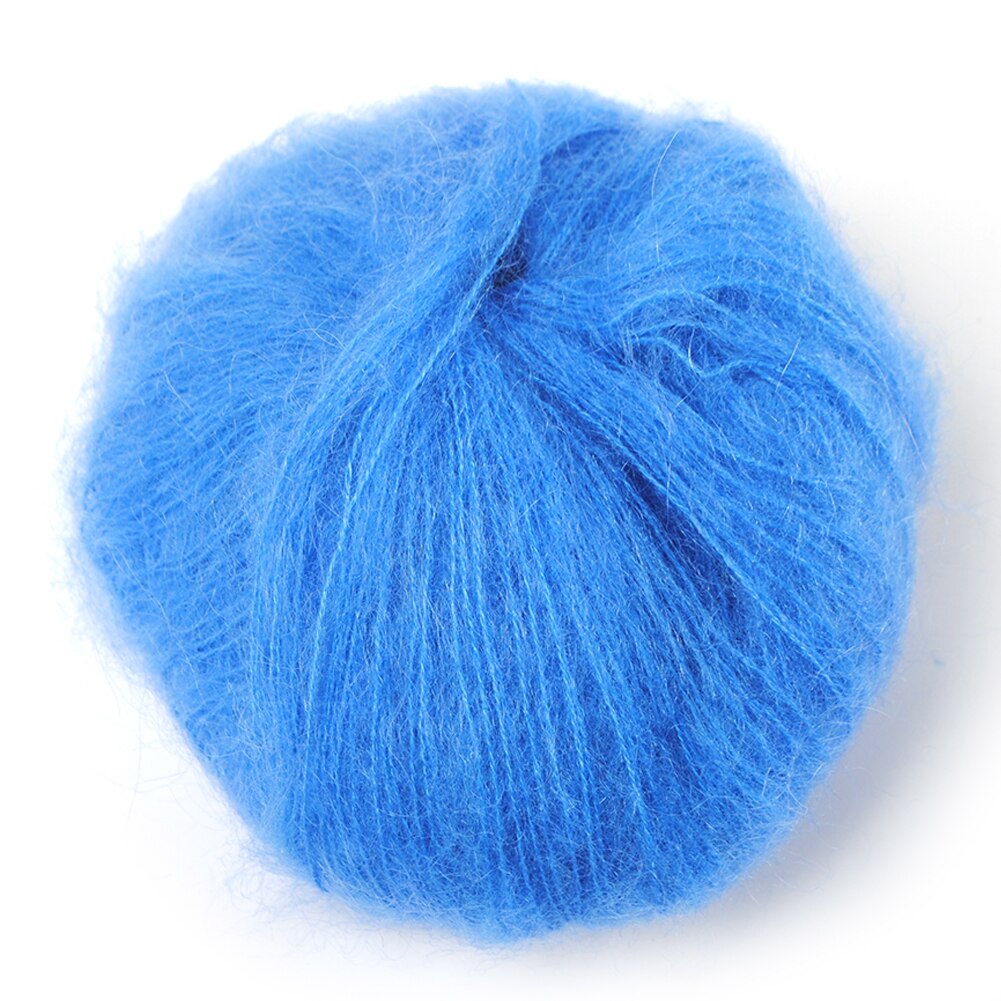 25g fil à tricoter Mohair laine à tricoter fil doux doigté bébé Crochet fil à tricoter fils Angora Crochet: 017
