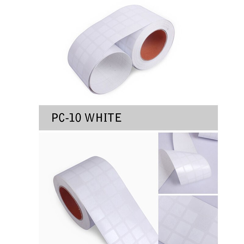 100x9.5CM Slaapkamer Woonkamer Waterdichte Plint Taille Lijn Muurstickers Wc Badkamer Tegels Sticker Mozaïek Behang Grens: PC-10