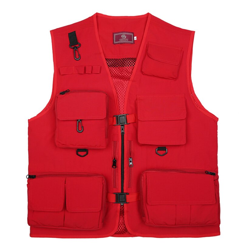Fishing Jacket Quick-drying Mesh Vestt Multi-Pocket Mesh Vest Outdoor Vest Multi Pocket Summer Mesh Vest: 3 / M