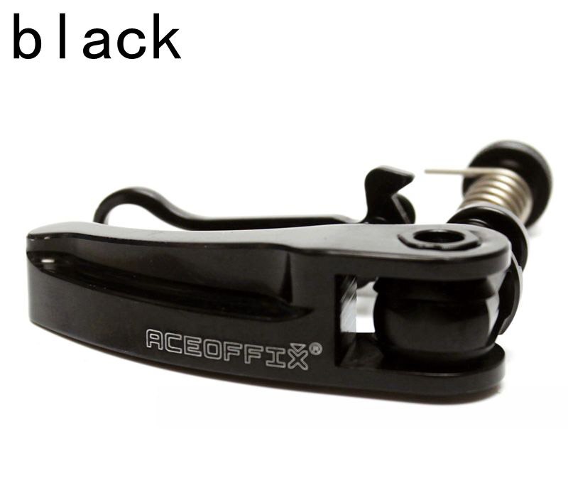 Ultraleve 38.5g braçadeira de selim da bicicleta para brompton folding seat post liberação rápida braçadeira titânio eixo parte acessório: black