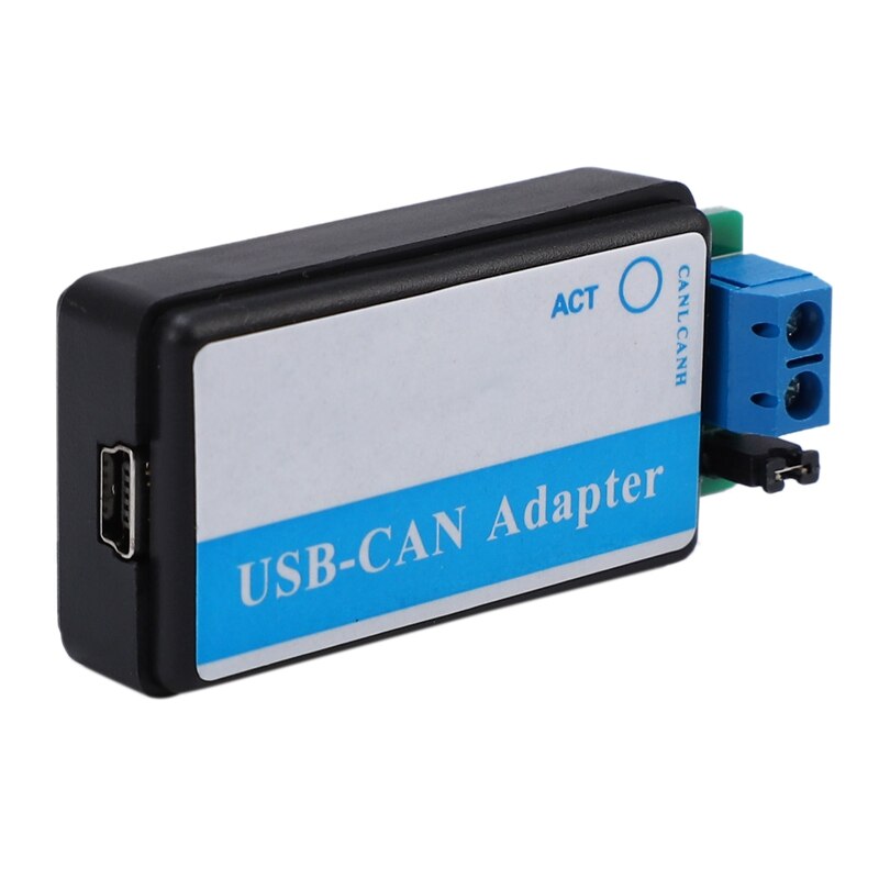1 Set Black USB to CAN Debugger USB-CAN USB2CAN Converter Adapter CAN Bus Analyzer ABS