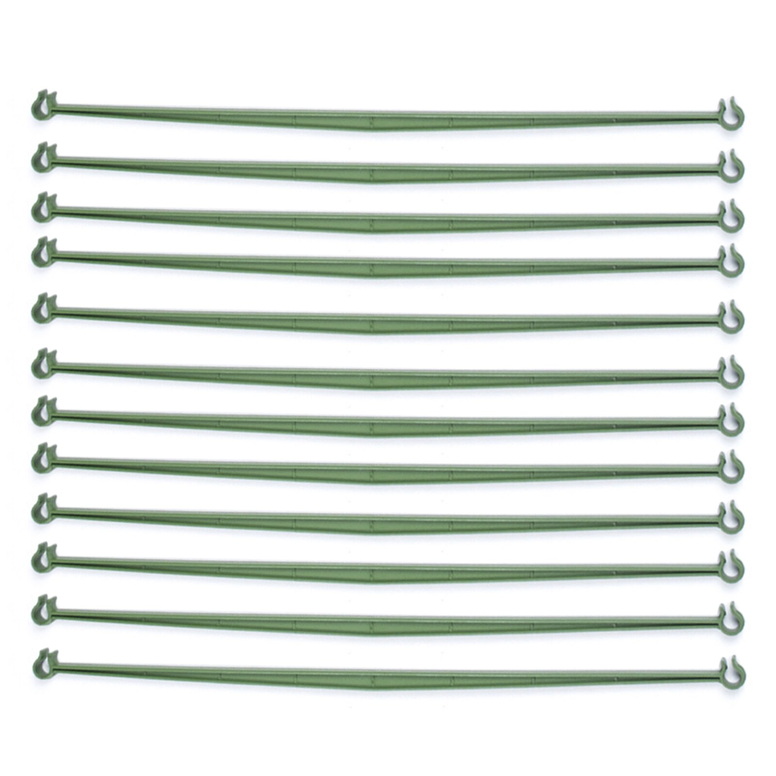 12Pcs Garden Reusable Expandable Trellis Connectors Tools Tomato Cages Arm Adjustable Plastic Vegetable Connecting Rod: A2 11mm 45cm