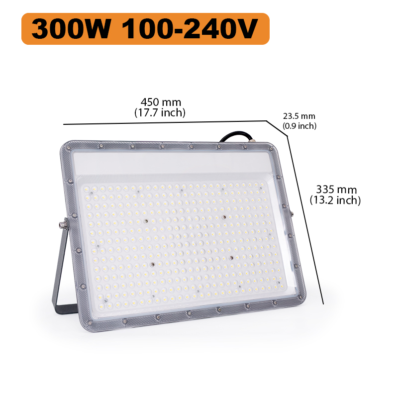 LED-Strahler, IP66, wasserdicht, Reflektor-Flutlicht, ultrahelles Licht, 30 W, 50 W, 100 W, 150 W, 200 W, 300 W, 400 W, Garten- und Hofbeleuchtung: Lavendel