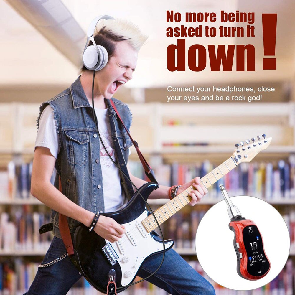 B6 Bluetooth Wiederaufladbare Elektrische Gitarre Vicedeal