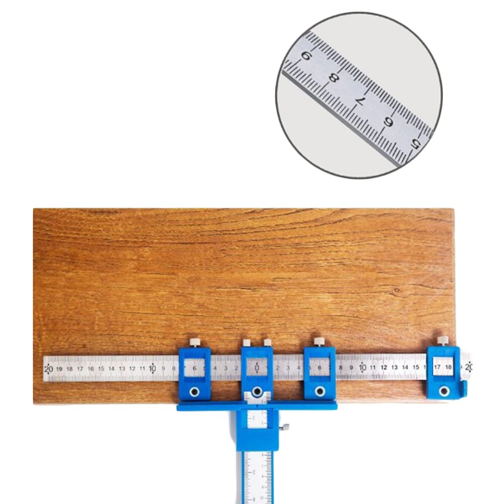 Detachable Hole Jig Tool Center Drill Bit Set Sleeve Hardware Wood Drilling Woodworking Tool