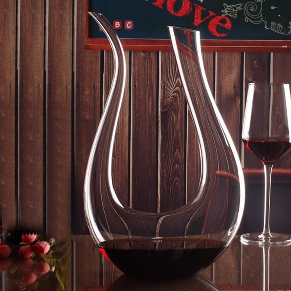 1500ml U Shape Red Wine Pourer Quick Aerator Decanter Dispenser Home Bar Tool