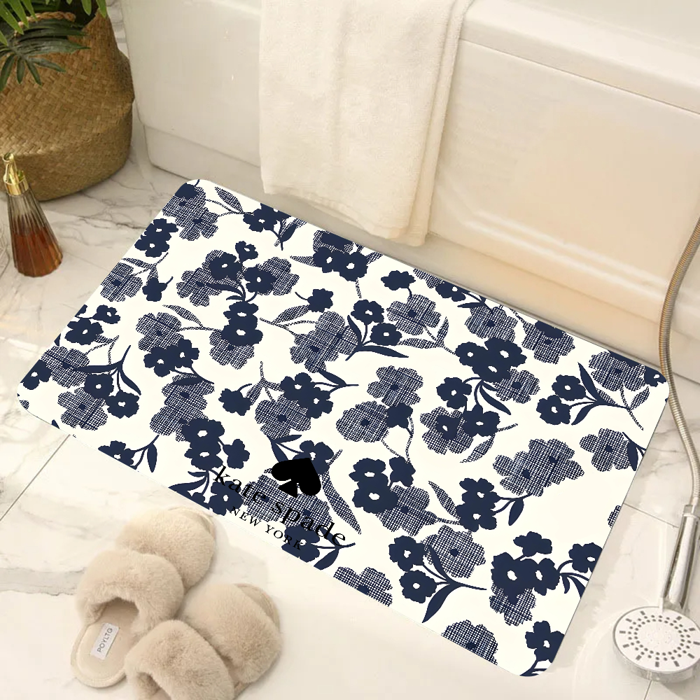 Alfombrilla con patrón de pala Kate para el hogar, felpudos absorbentes, antideslizantes, suministros de decoración del hogar