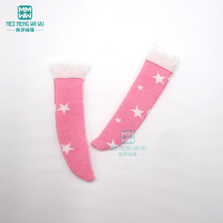 1/6 blyth Azone accesorios de ropa para muñecas calcetines de caramelo de rosa, rojo, azul, caqui: XB--XW--004--q