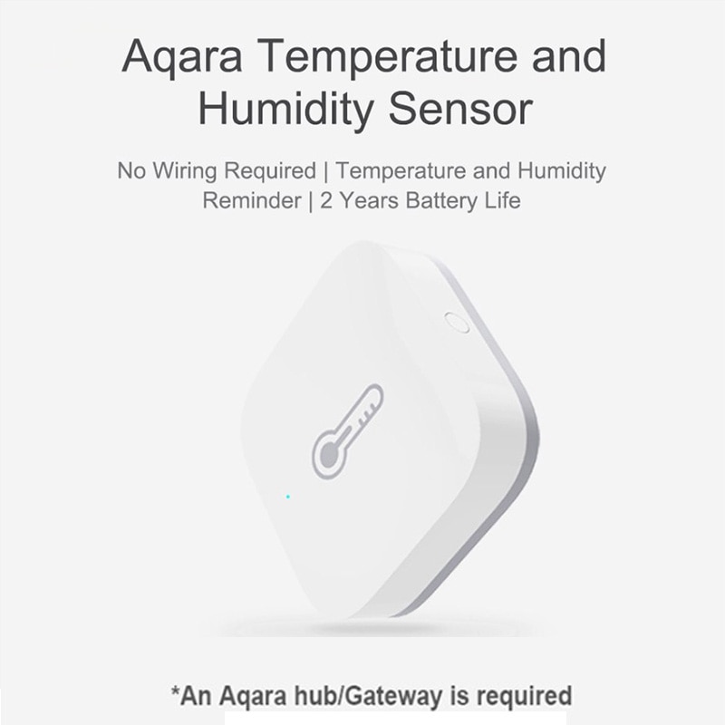 Xiaomi Aqara Temperature Humidity Sensor Environment Air Pressure Sensor Zigbee Wireless Connection Mi Aqara Hub Smart Home