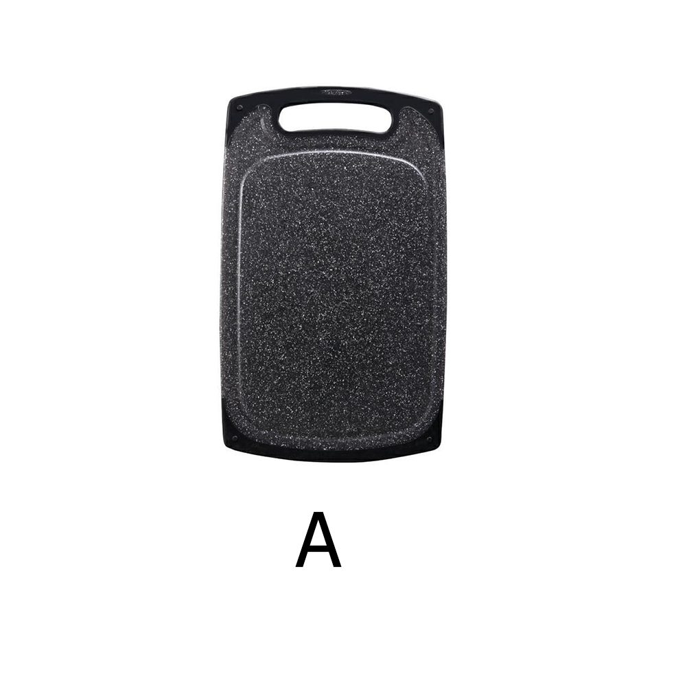 Imitatie Marmer Fruit Groente Vlees Snijden Blok Gereedschap Anti-Bacteriële Snijplank Hakblok PP Keuken Snijplank: A / M