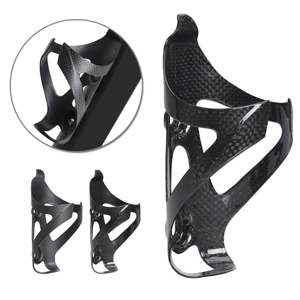 Full 3K Carbon Fiber Bicycle Water Bottle Cage MTB Road Bike Bottle Holder Ultra Light Cycle Equipment Matte/light