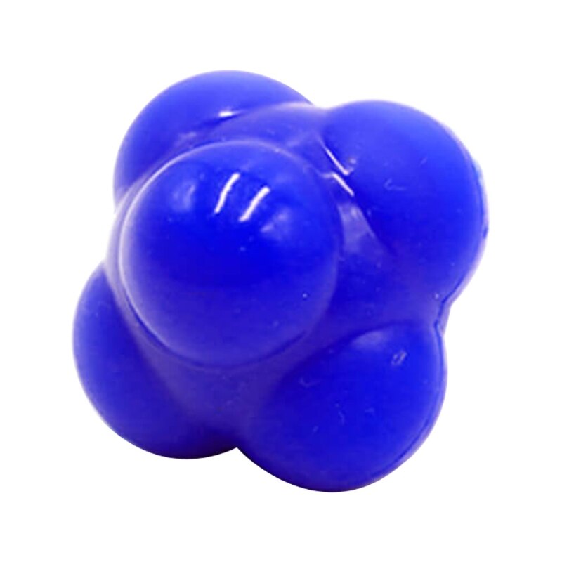 Speed Agility Fitness Hexagon Kick Bounce Reaction Balls for Agility Reflex Training and Hand-eye Coordination Quick Reaction Te