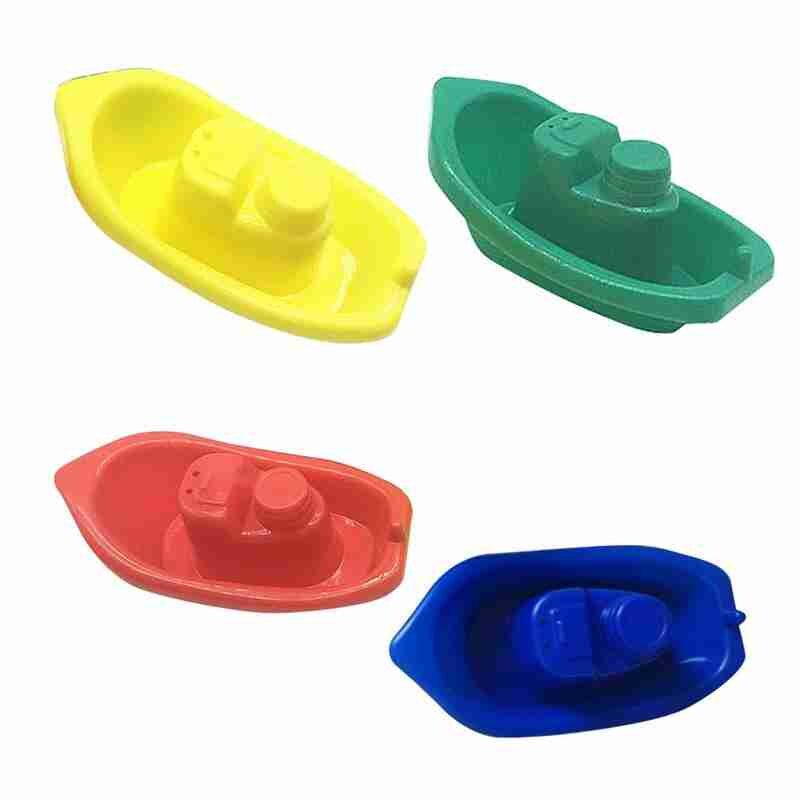 1 stk babybad lekevann leketøy plast flytende båt leke baby bade strand flytende skip leke baby pedagogisk badeleke