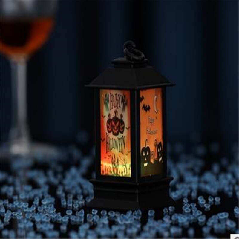 Halloween Licht Cartoon Patronen Ornament Decoratieve Artware Met Lamp Voor Woonkamer Slaapkamer
