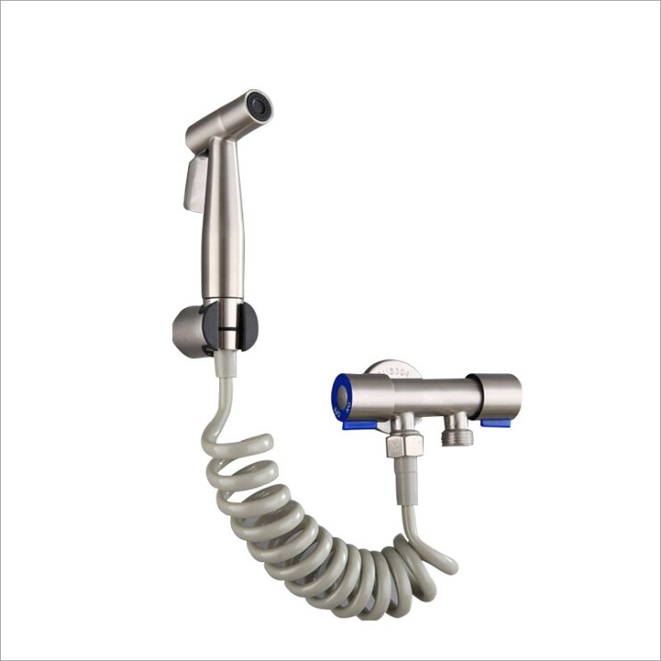 Bidet Kraan Messing Douche Tap Wasmachine Wc Spuit Hygiënische Douche Wandbidet Bidet Kranen Wastafel Drie Tap Tas