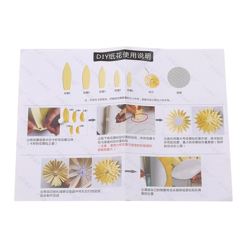 DIY Paper Flower Backdrop, Wedding Backdrop, 20cm Paper Flowers Kid's Birthday Party Wall Hanging Decor