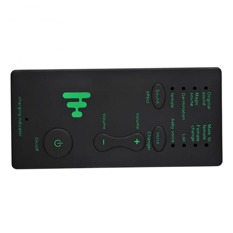 Mini Wireless 7 Different Sound Changes Microphone Voice Changer Device For Male/Female/Girl/Robot For PC Phone: Default Title