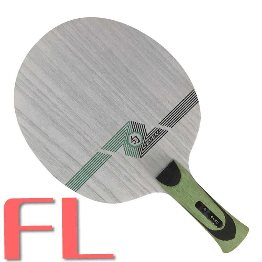 Sanwei Groene Zelfs (QY-1091, 11 Ply Zelfs Hout, Controle) tafeltennis Blade Voor 40 + Racket Ping Pong Bat: shakehand long FL