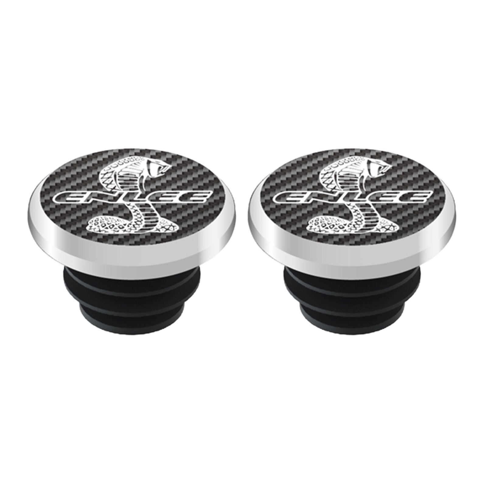 Tapones para manillar de bicicleta, tapas de manillar de aleación de aluminio, tapas para extremos de barra de agarre de bicicleta para bicicletas de carretera y montaña: A