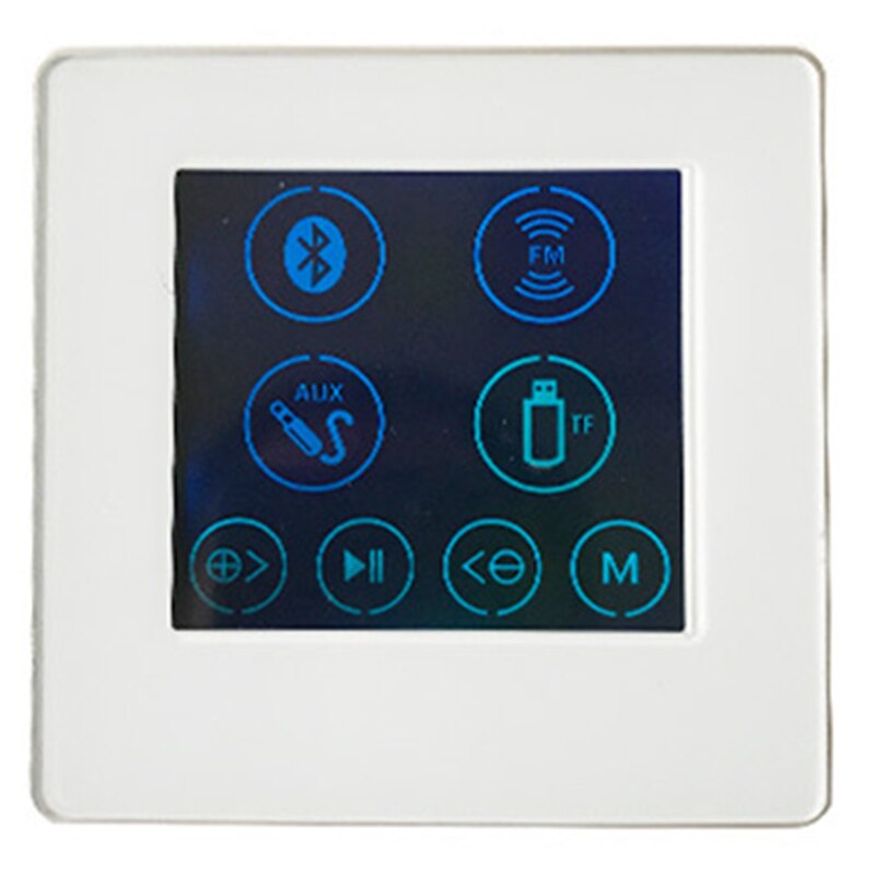 Rise-4 Inch Ingebed Familie Hotel Smart Home Achtergrond Muziek Speler Host Controller Versterker H86B: Default Title