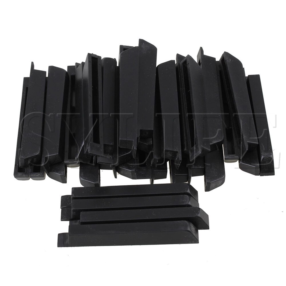 36 X Zwart Pvc Piano Toetsenbord Key Top Sharp S Onderdelen Voor Piano Vervanging Reparatie