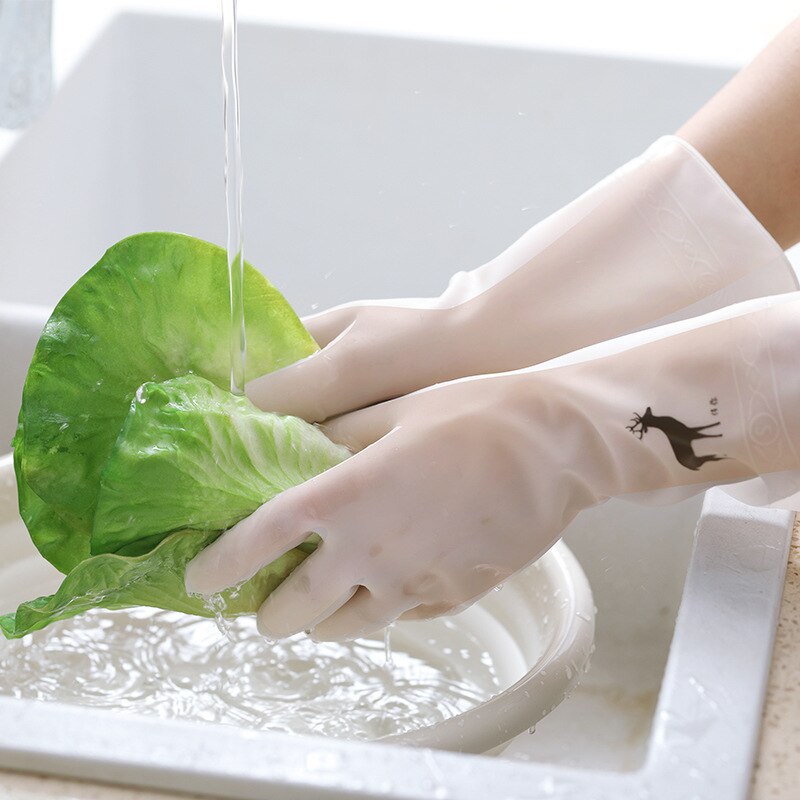 Guantes de cocina para lavar platos, manoplas de goma para lavar la ropa, guantes de limpieza para platos