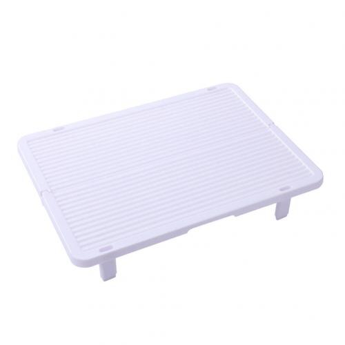 Anti-sticking Foldable Pasta Single Layer Cover Dumplings Pad Tray Kitchen Tool: White Square