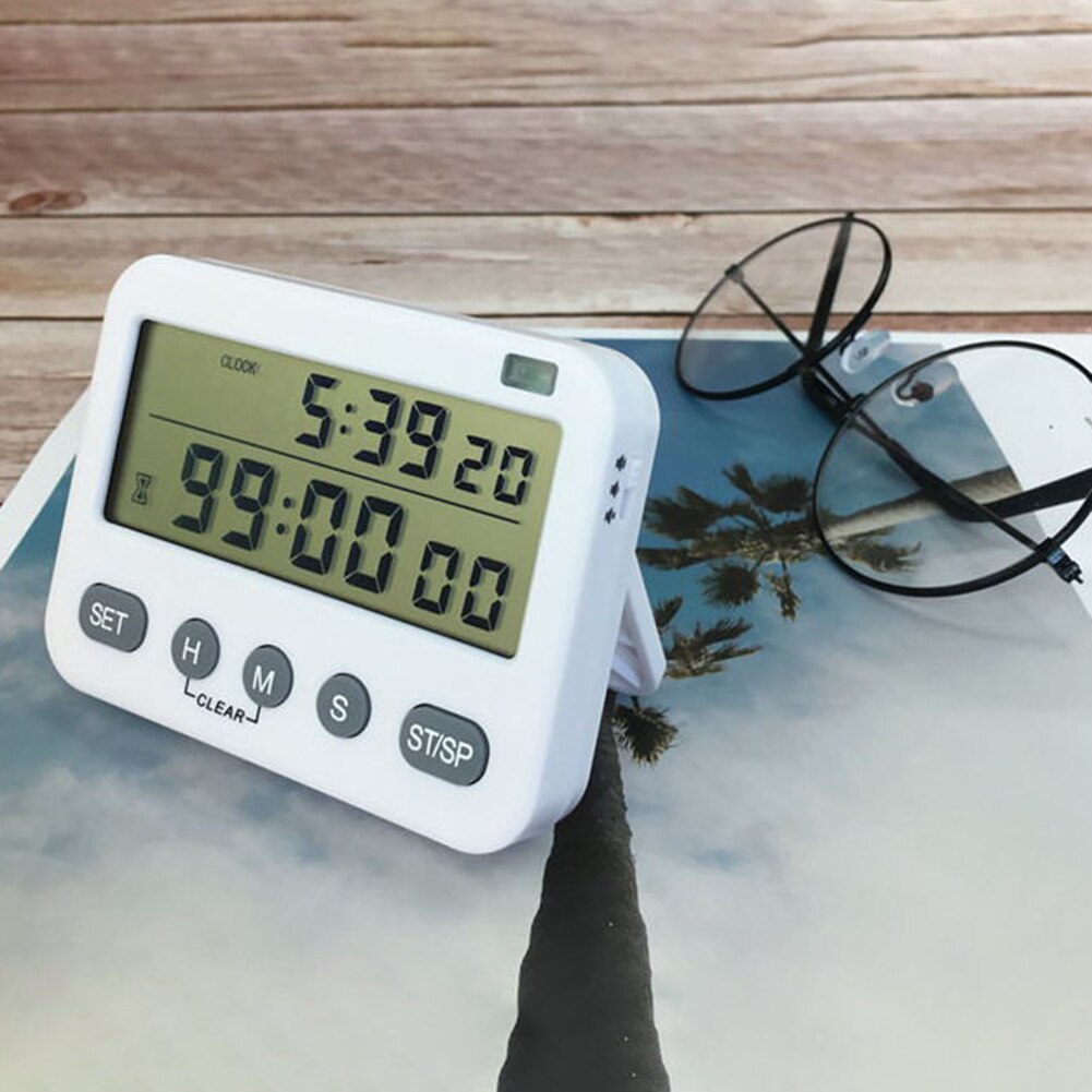 Timer Thin LCD Digital Screen Kitchen Countdown Sleep Stopwatch Clock Timer Intervalometer Clock Supplies Tools