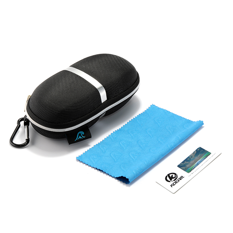 KDEAM Scratch Resistance Sunglasses Men Polarized 100% UV Protection Sun Glasses Integral Spring Hinges And Curved Temples KD029