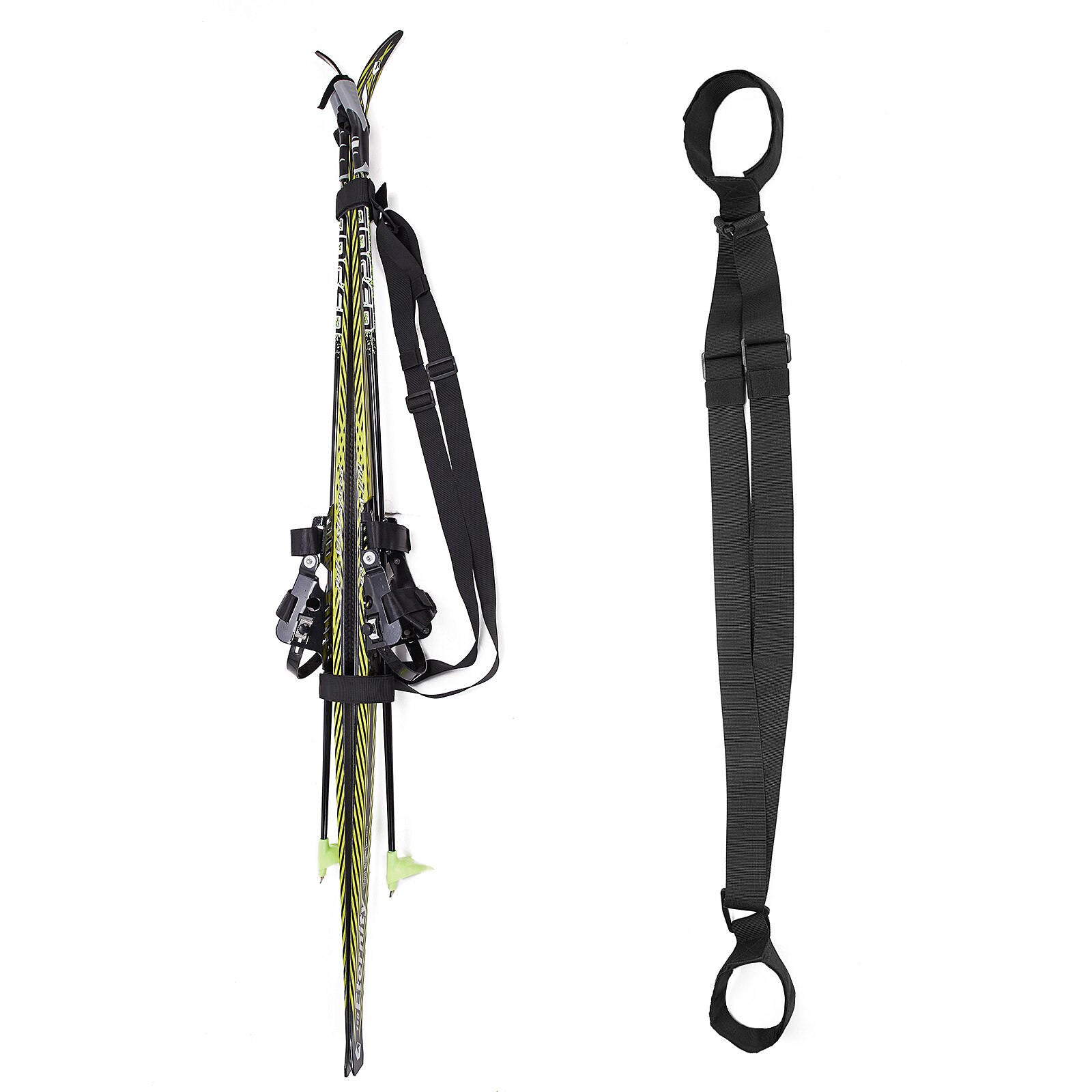 Ski Board Shoulder Belt Fixed Strap Snowboard Bandage Handheld Adjustable Outdoor Sports Skiing Accessories