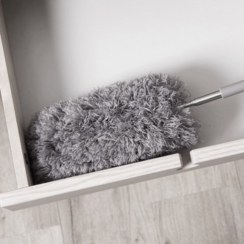 Microfiber Dusting Retractable Household Cleaner Feather Duster Car er From the Dust Brush