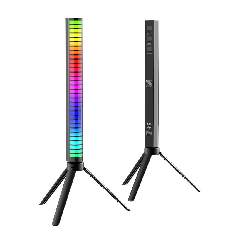 Musica RGB controllo del suono luce a portato controllo APP Raccogliere 3D luci del ritmo ad attivazione vocale colore ambientale lampade per feste di musica