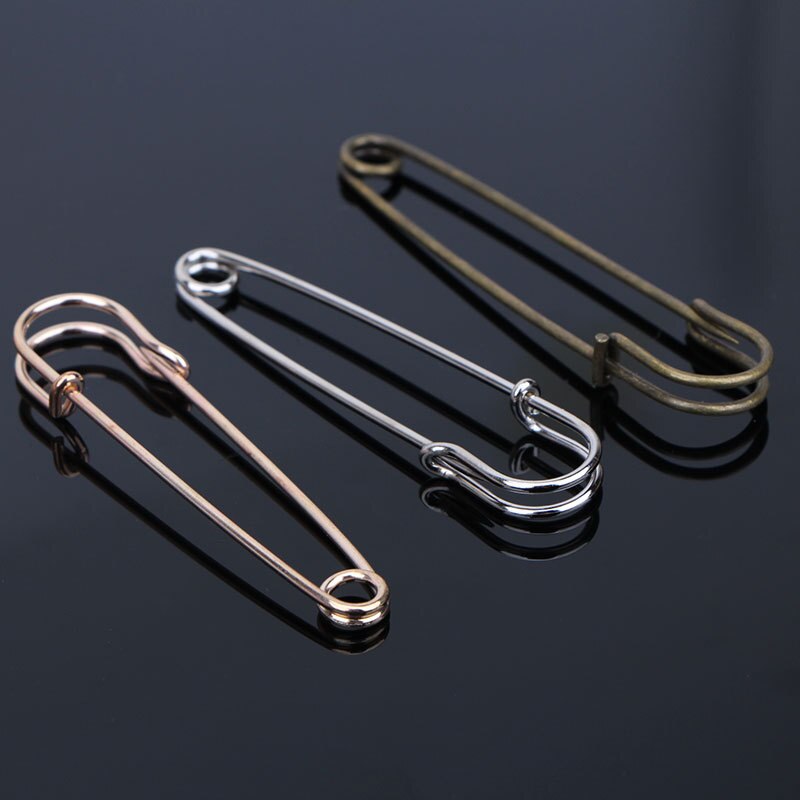 Alfileres grandes y fuertes de seguridad para mantas, 5 piezas, 50/60/70/75/89/100mm, alfileres de seguridad para DIY, broche, joyería artesanal, alfileres para alfombras