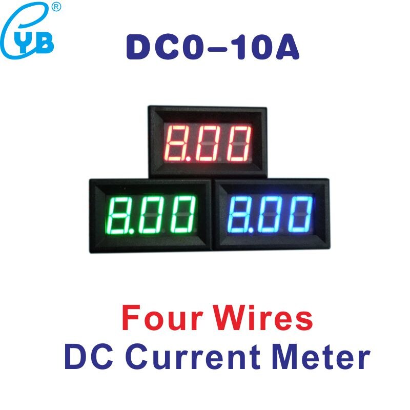 DC Ampere Meter DC 0-10A Directe Test DC Amperemeter Ingebouwde Shunt LED Digitale Current Meter Amperemetre Voedingsspanning DC 4.5 -30 V