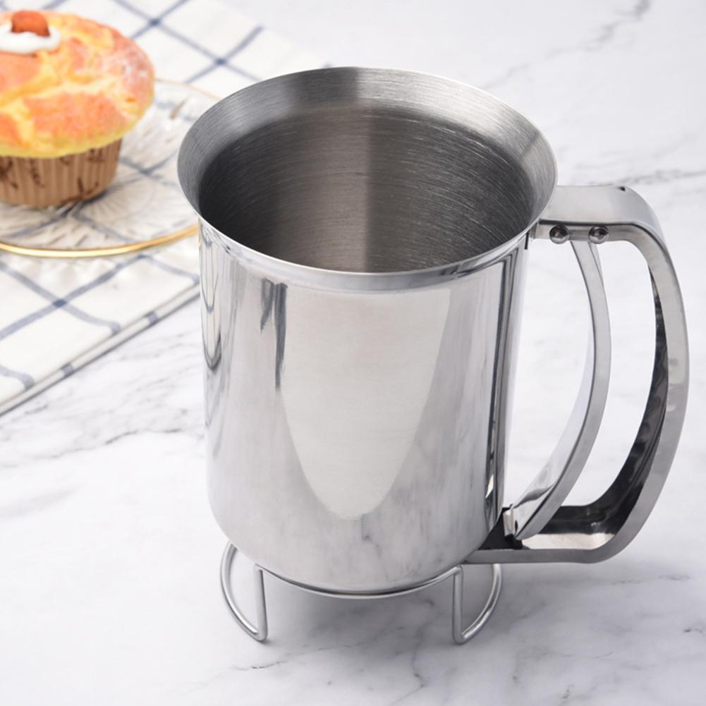 Stainless Steel Batter Pancake Ball Dispenser Cake Cupcake Dough Dispenser Funnel Household Takoyaki Machine Octopus Balls Maker