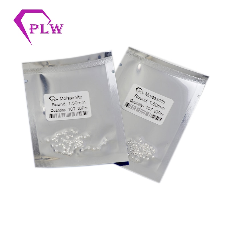 Lot de 8 pièces de bijoux en moissanite pour bracelet et bague, petits diamants de taille D, couleur proche de 0,025ct3