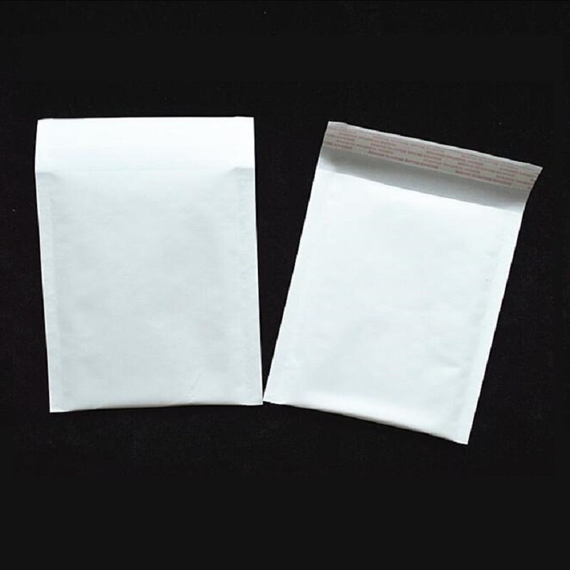 50 teile/los 10 Größe Kleine Größe Weiß Kraft Papier Luft blasiert Umschlag Tasche blasiert Werbungen Aufgefüllte Umschläge 9x1 1cm/11x1 3cm/14x16cm