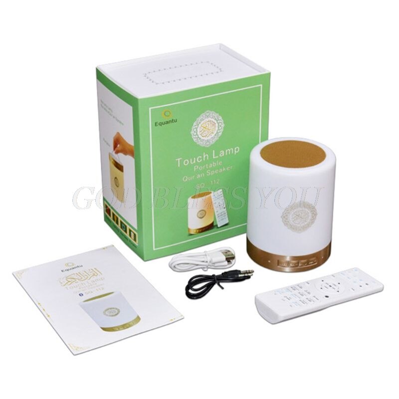 Quran Bluetooth Lautsprecher Bunte Fernbedienung Kleine Mondlicht LED Nachtlicht Mond Lampe Mondlicht Drahtlose Quran Lautsprecher