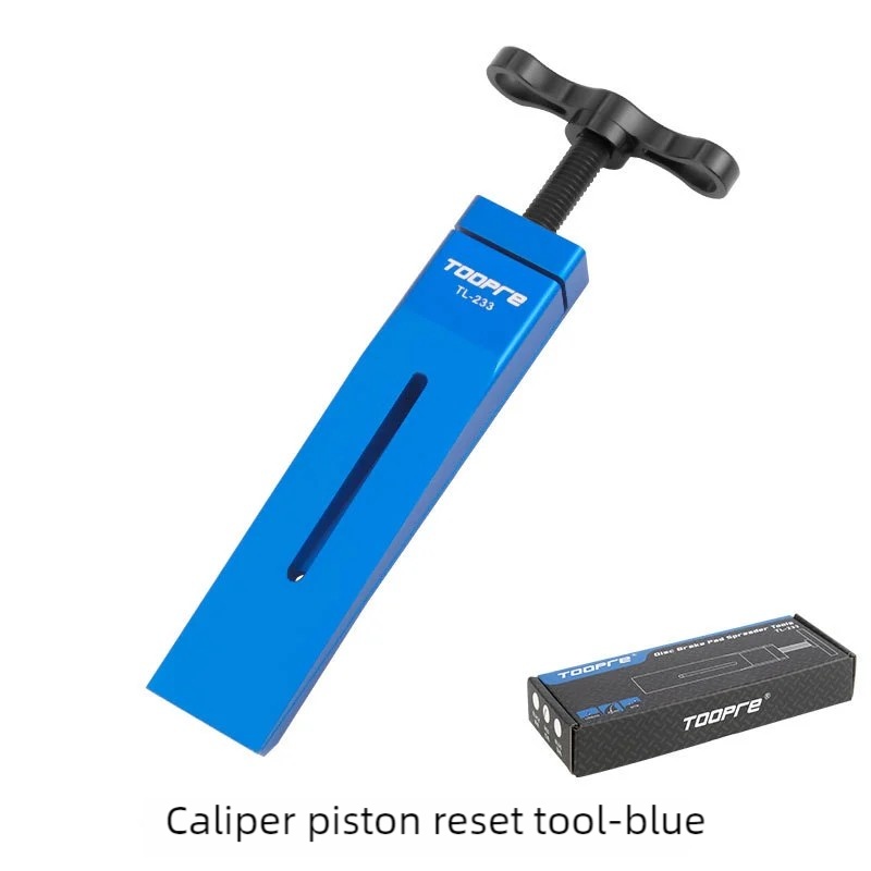 Mountain Bike Oil Disc Piston Reset Tool Road Bike Brake Caliper Hydraulic Clamp Reset Installation Tools: Blue