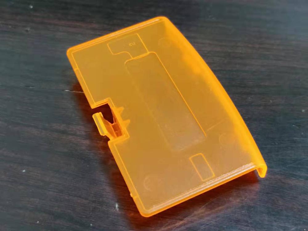 Tapa de batería de repuesto para GBA, funda trasera para Nintendo Gameboy Advance: Transparent orange