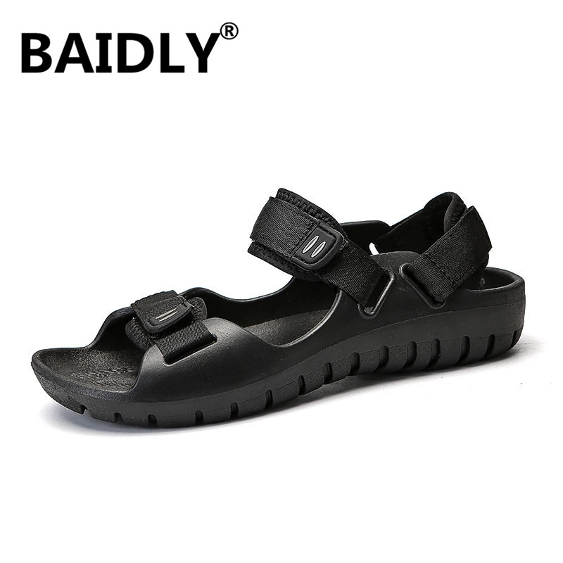 Mænd sandaler komfortable mænd sommer hjemmesko sko stor størrelse bløde strandsandaler mænd roman komfortable mænd sommer lejligheder