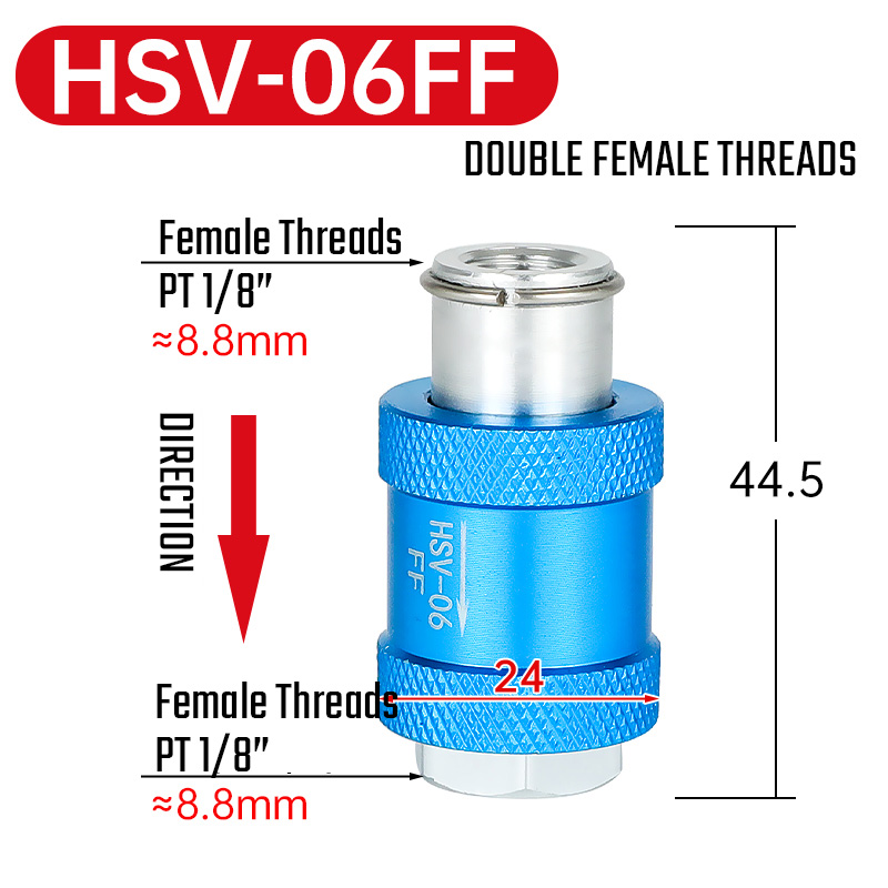 Hand Slide Valve LAIZE HVS Air Flow Switch Hand Slide Valve Manual Passing Control Sun Rise & Airtec Type: Yellow