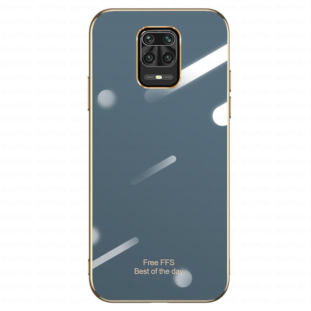 plating Mirror Frame case for xiaomi redmi Note 9 pro 9S soft Silicone phone cover on redmi 9 Note 9 9pro 9 S Not 9 pro 9S coque: redmi Note 9 pro max / 01