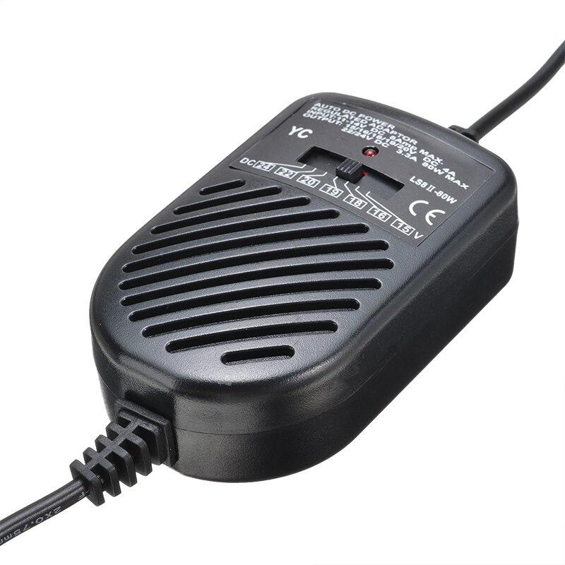 Mayitr 1pc 80W Car Charger DC Power Supply Adapter Charger +8pcs