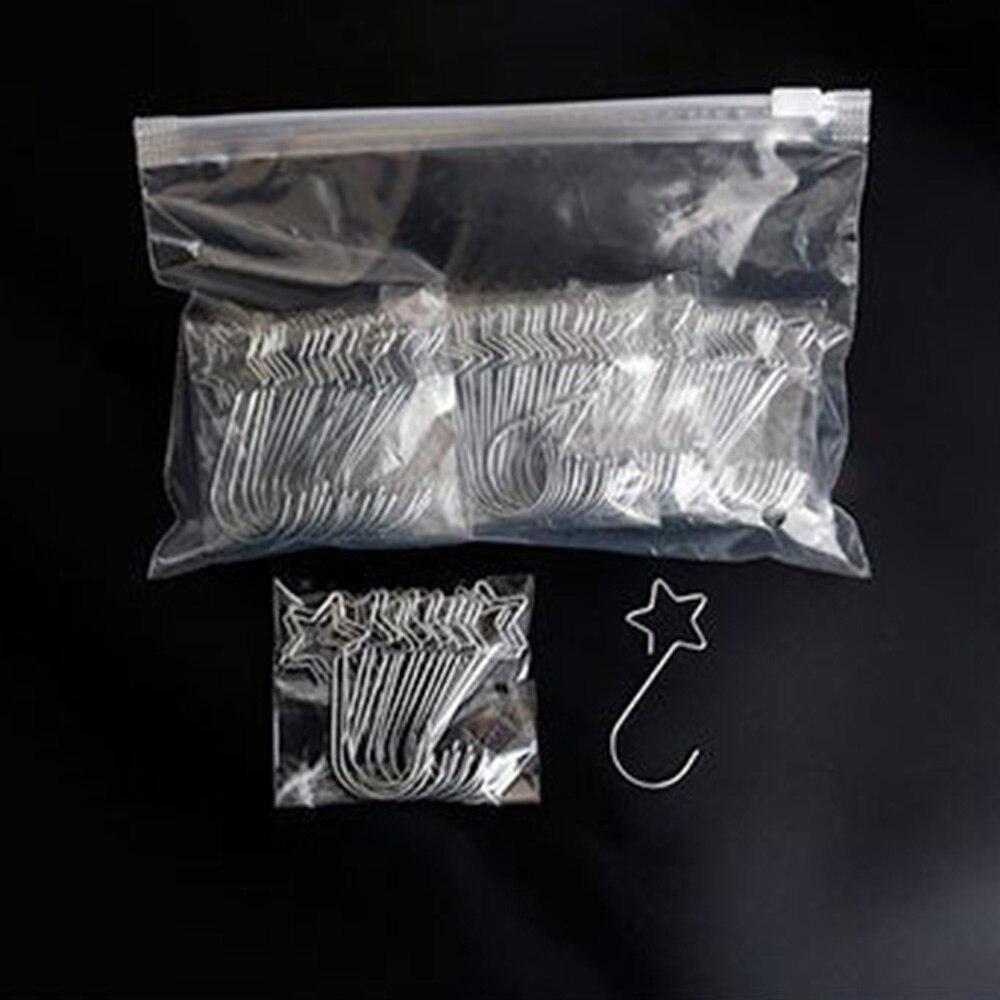 20 stk robust rustfrit stål s-formet bøjle diy mini metal stjerne krog tøj opbevaring nøgle køkkenartikler opbevaringsrum