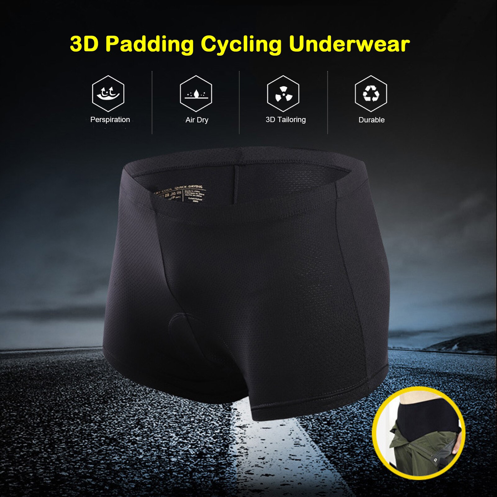 Men/Women Cycling Underwear Shorts 3D Padding Bicycle Bike Shorts Underwear Breathable Quick Dry Shorts cycling shorts women