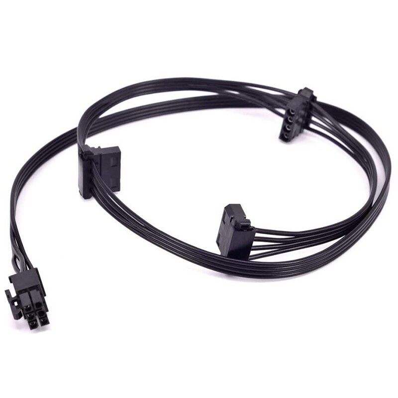 PCIe 6 Pin 1 to 3 Molex IDE Power Supply Cable Modular PSU 4 Pin Peripheral for Corsair AXi Series AX1500I AX1200I